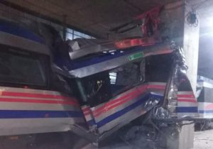 حادثه در قطار شهری تبریز