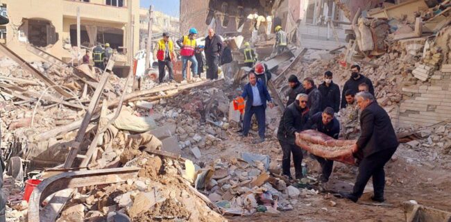 علت تخریب منازل مسکونی در تبریز انفجار مواد محترقه پرخطر بود