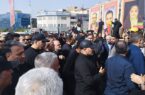 حضور رئیس جمهور در مراسم تشییع پیکر شهدای اقتدار