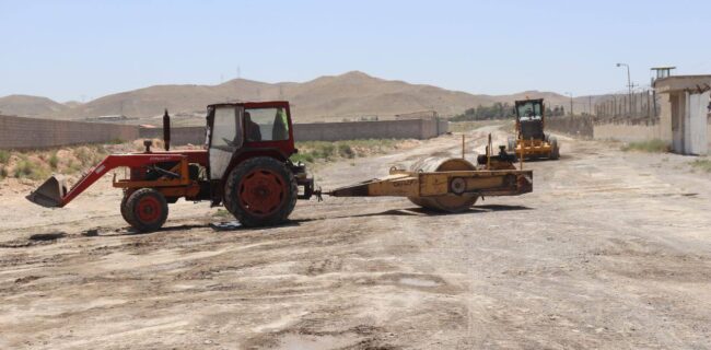 ایجاد راه دسترسی به کاراژ کامیون‌داران خسروشاه توسط شهرداری