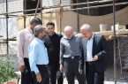 بازدید بخشدار خسروشاه از روند تکمیل مرکز جامع سلامت روستای آخولا