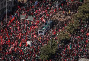 تشییع پیکر مطهر رهبر شهید انقلاب در تهران